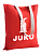 Сумка на плечо JUKU холщовая красная