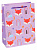 Пакет подарочный Лисичка фиолетовый 31х42х12см